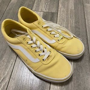 Yellow old school vans! In great condition!